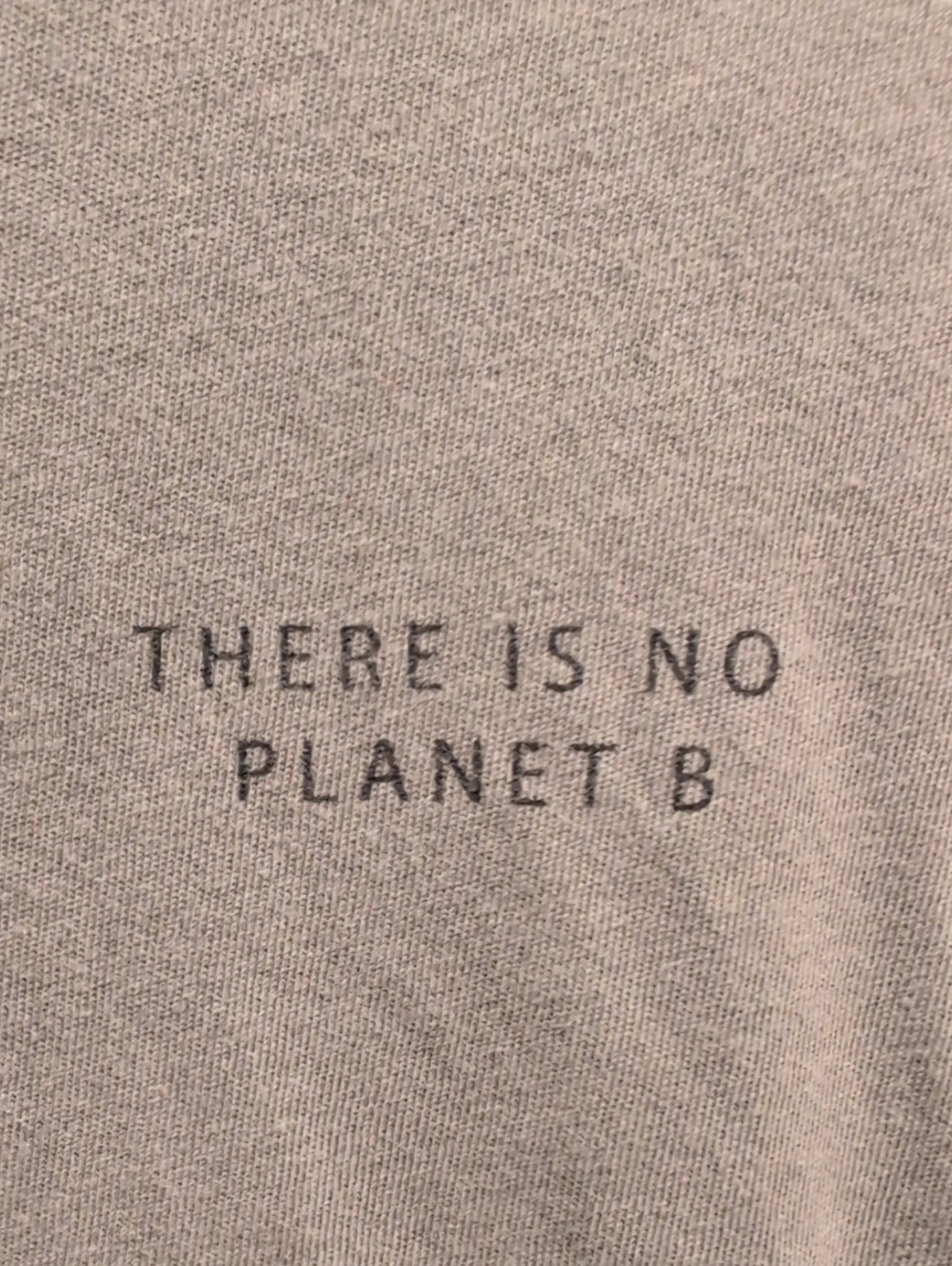 Women's Green Graphic Worn Look Crewneck Tee - There Is No Planet B - Picture 2 of 3